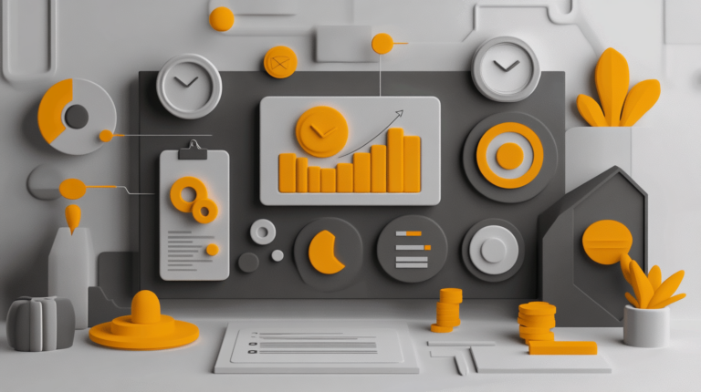 Visually engaging infographic displaying key business growth statistics and insights